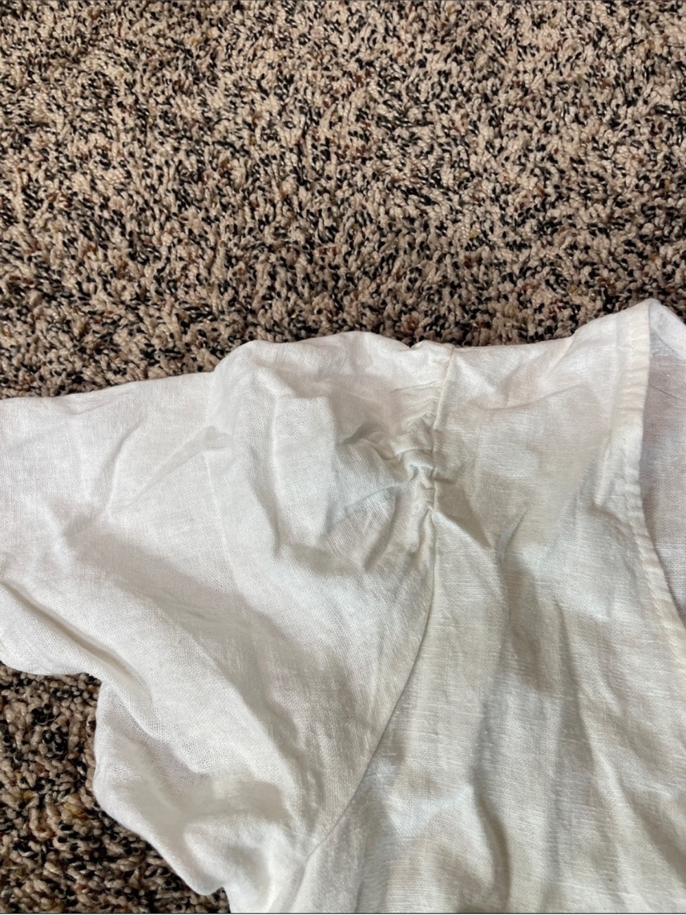 Universal Thread A Line White Button-Front Flutter Sleeve Mini Dress XS | NWT - Picture 7 of 9